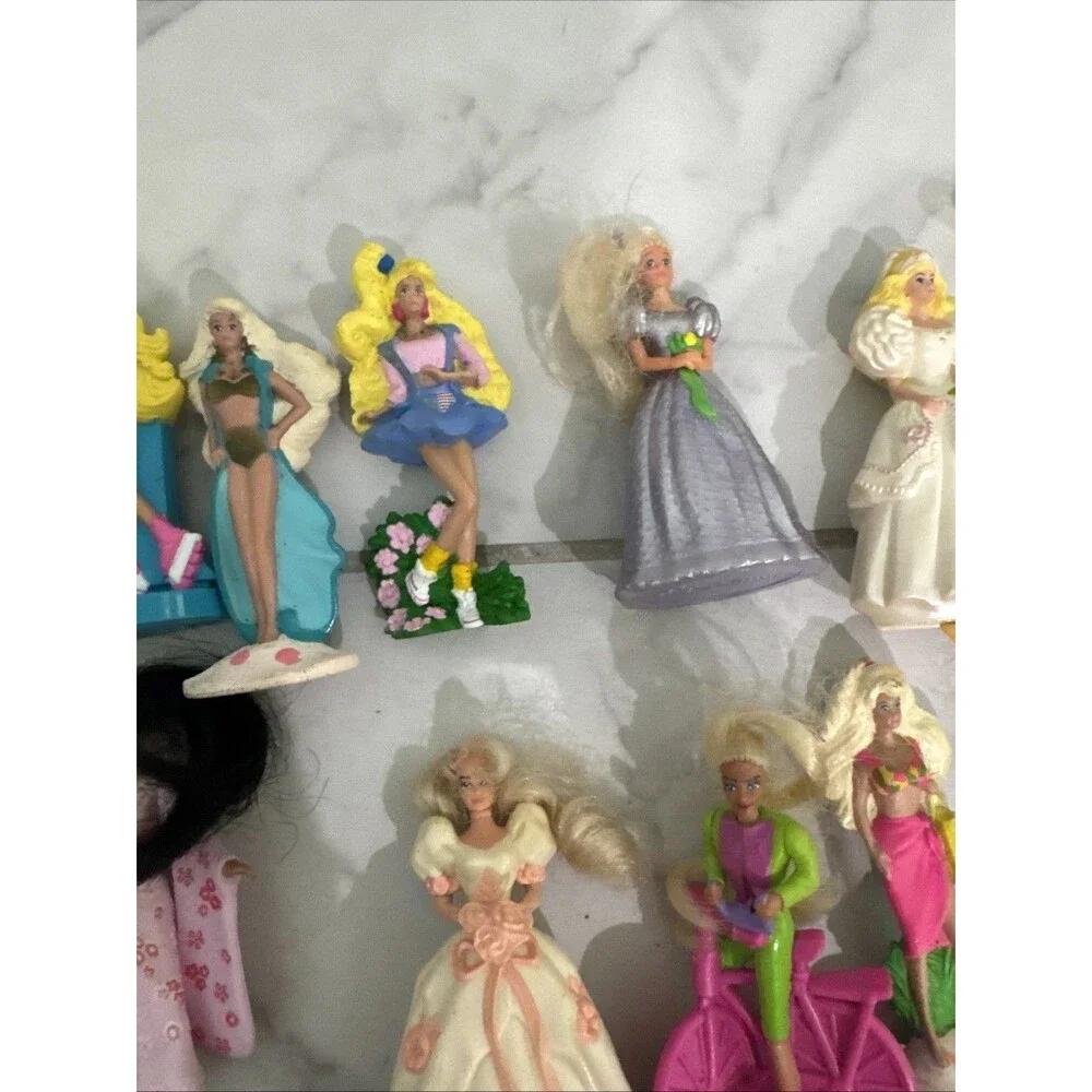 Vintage McDonalds Happy Meal Barbie Toy Lot 90s Mattel Figures Pieces 43 Pieces